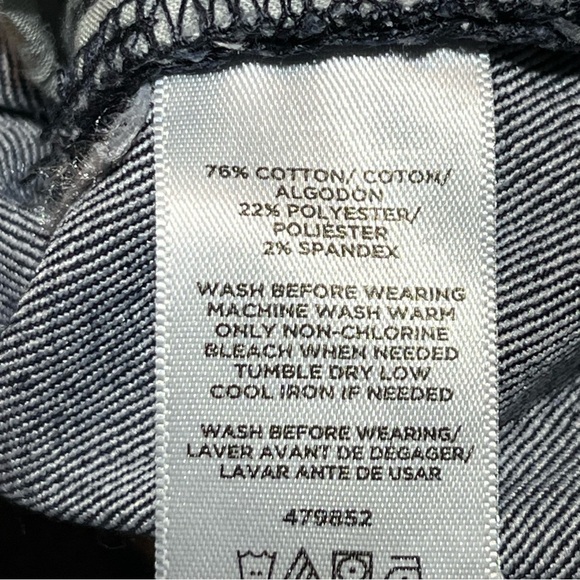 LOFT Modern Skinny Jeans Women’s Size 00 Blue Button Fly Ankle Denim - Picture 7 of 11